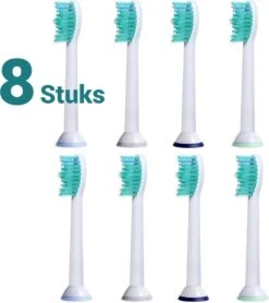 Merkloos Opzetborstels Passend Op Philips Sonicare 8 Stuks