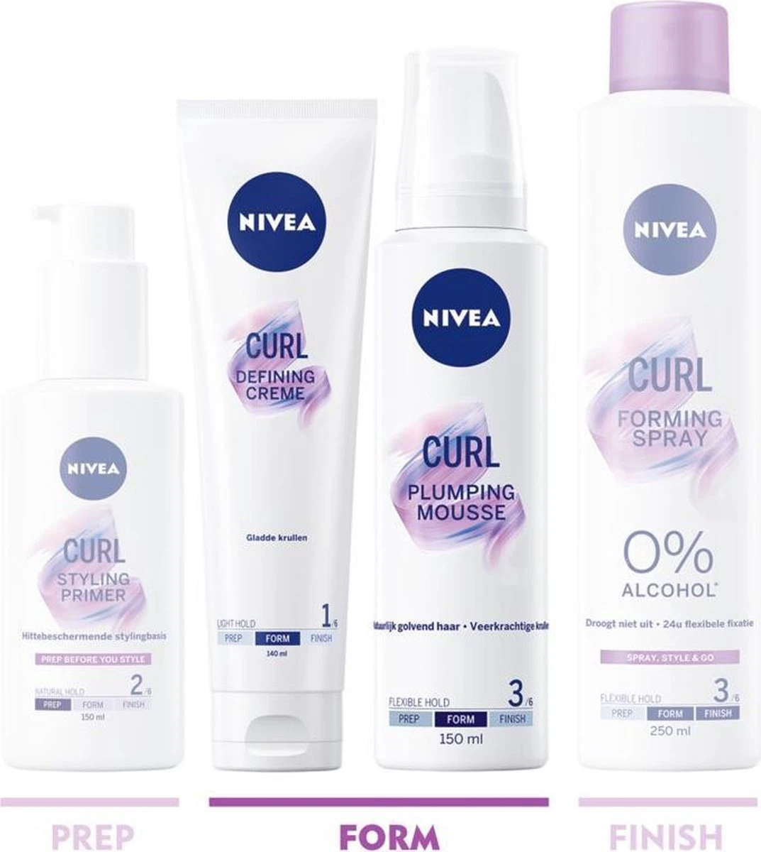 Nivea Hair Styling Curl Cream Curls 150 Ml 7 Nivea Hair Styling Curl Cream Curls 150 Ml - Afbeelding 5