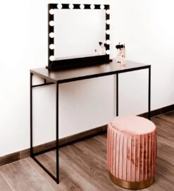 Make Up Spiegel Met Verlichting | Vivo | Hollywood Spiegel | Zwart | Touch | 3 Standen | 70x54 -Cosmetica Serie Winkel 1094x1200 1