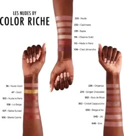 L’Oréal Paris Make-Up Designer Color Riche Satin Lipstick - 231 Sepia Silk - Nude - Verzorgende Lippenstift Met Arganolie Voor Een Comfortabel Gevoel - 4,54 Gr -Cosmetica Serie Winkel 1095x1200