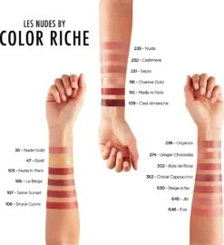 L’Oréal Paris Make-Up Designer Color Riche Satin Lipstick - 231 Sepia Silk - Nude - Verzorgende Lippenstift Met Arganolie Voor Een Comfortabel Gevoel - 4,54 Gr -Cosmetica Serie Winkel 1098x1200