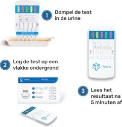 Telano Multidrugstest 10 - Urine Drugstest Test Op 10 Soorten Drugs - 1 Stuks -Cosmetica Serie Winkel 1155x1200