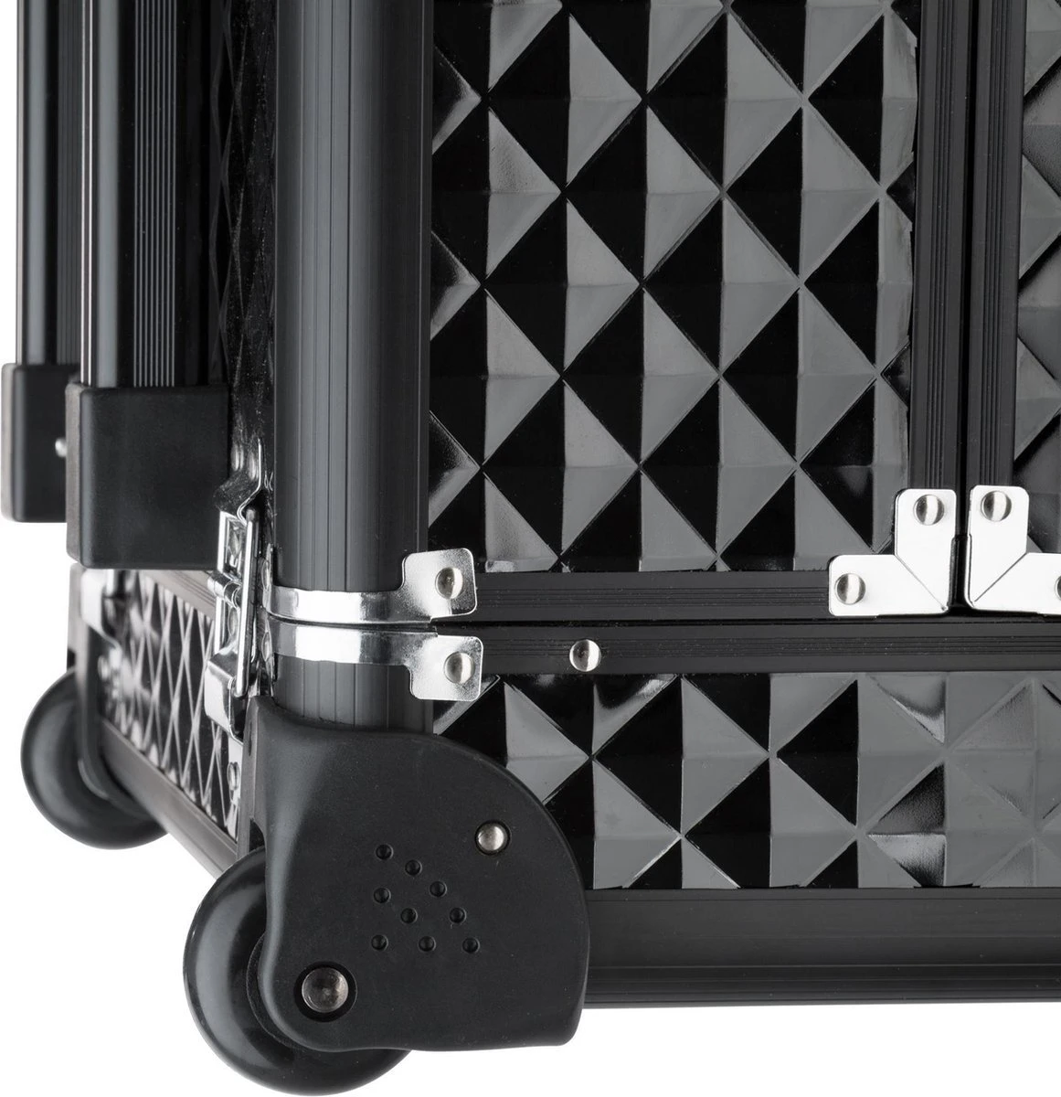 Dreamble Make-up Koffer - Make-up Trolley - Zwart - Rijdbaar - Met Wieltjes - Compact - 8 Vakken - Met Slot - 2 Sleutels 5 Dreamble Make-up Koffer - Make-up Trolley - Zwart - Rijdbaar - Met Wieltjes - Compact - 8 Vakken - Met Slot - 2 Sleutels - Afbeelding 3