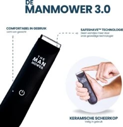BALZY BushBuster 3.0 - Trimmer - Scheerapparaat - Haartrimmer - Bodygroomer - SafeShave Technologie - Waterdicht - Veilig Scheren - Oplaadbaar -Cosmetica Serie Winkel 1163x1200 4