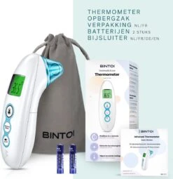 Bintoi® X100 - Digitale Oorthermometer - Infrarood Thermometer Voorhoofd - Temperatuurmeter - Koortsthermometer Voor Volwassenen En Baby's - Digitale Thermometer Lichaam - Instant Meting In 1 Seconde - Incl. Batterijen 14 Bintoi® X100 - Digitale Oorthermometer - Infrarood Thermometer Voorhoofd - Temperatuurmeter - Koortsthermometer Voor Volwassenen En Baby's - Digitale Thermometer Lichaam - Instant Meting In 1 Seconde - Incl. Batterijen -Cosmetica Serie Winkel 1164x1200 2