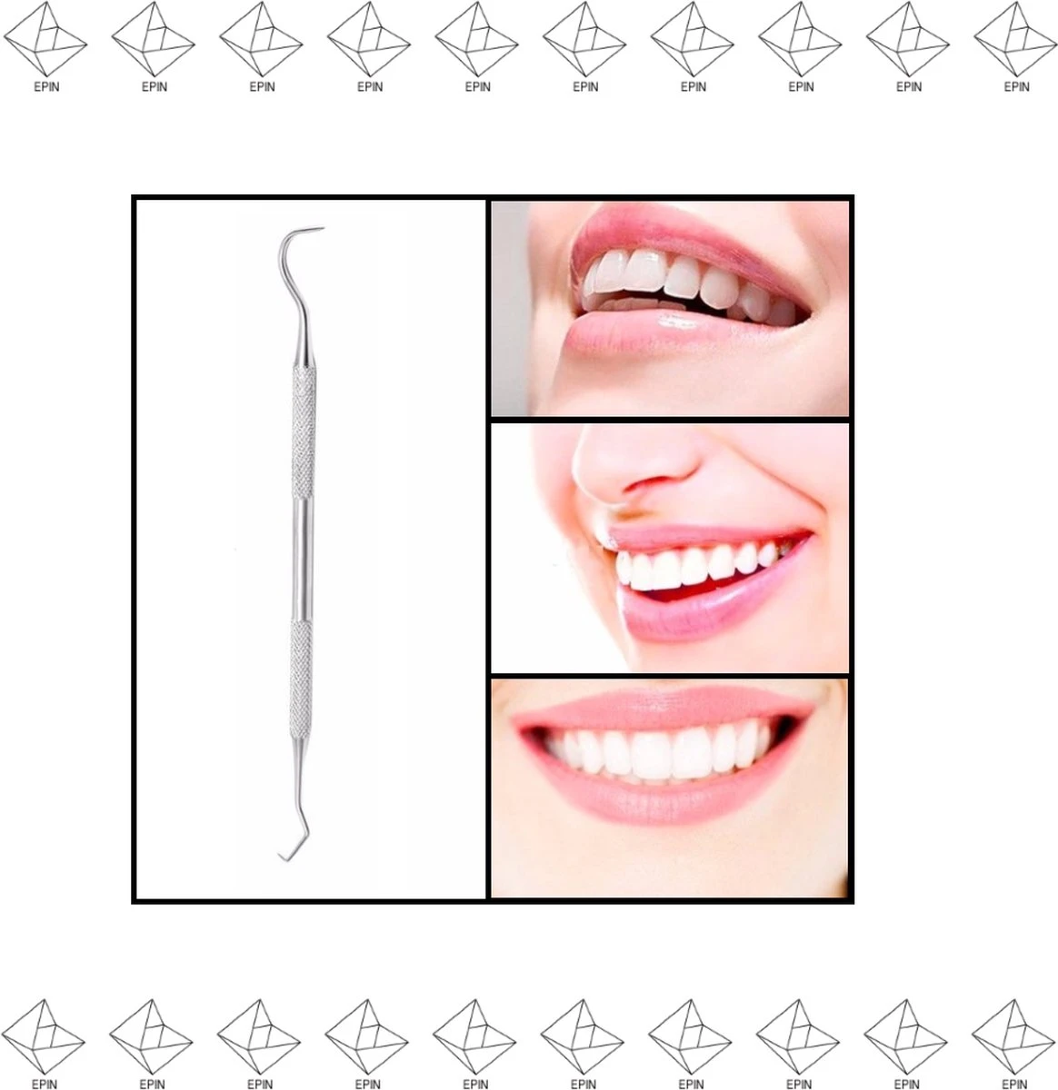 Merkloos EPIN | Tandsteen Verwijderaar | Tandsteen Haakje | Tandsteen Krabber | RVS | STRONG EDGED 3 Merkloos EPIN | Tandsteen Verwijderaar | Tandsteen Haakje | Tandsteen Krabber | RVS | STRONG EDGED