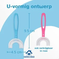 Tandenborstel Voor Kinderen - Eenvoudig, Hygiënisch En De Oplossing Voor Tandenpoetsen Bij Kinderen - BPA Vrij - BLAUW - 2 Tot 6 Jaar -Cosmetica Serie Winkel 1191x1200 6
