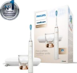 Philips Sonicare DiamondClean 9000 HX9911/94 - Luxe Elektrische Tandenborstel - Wit En Rosé Goud -Cosmetica Serie Winkel 1200x1131 2