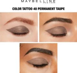Maybelline Eye Studio Color Tattoo Oogschaduw - 40 Permanent Taupe/bruin -Cosmetica Serie Winkel 1200x1138