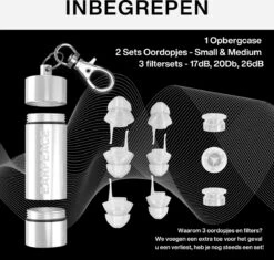 EarPeace Music PRO High Fidelity Festival Oordopjes - Gehoorbeschermende Oordopjes Voor Muzikanten, Festivals En Luide Evenementen - Gepatenteerde Ruisonderdrukkende Partyplug - Hoge Bescherming 20dB 15 EarPeace Music PRO High Fidelity Festival Oordopjes - Gehoorbeschermende Oordopjes Voor Muzikanten, Festivals En Luide Evenementen - Gepatenteerde Ruisonderdrukkende Partyplug - Hoge Bescherming 20dB -Cosmetica Serie Winkel 1200x1142