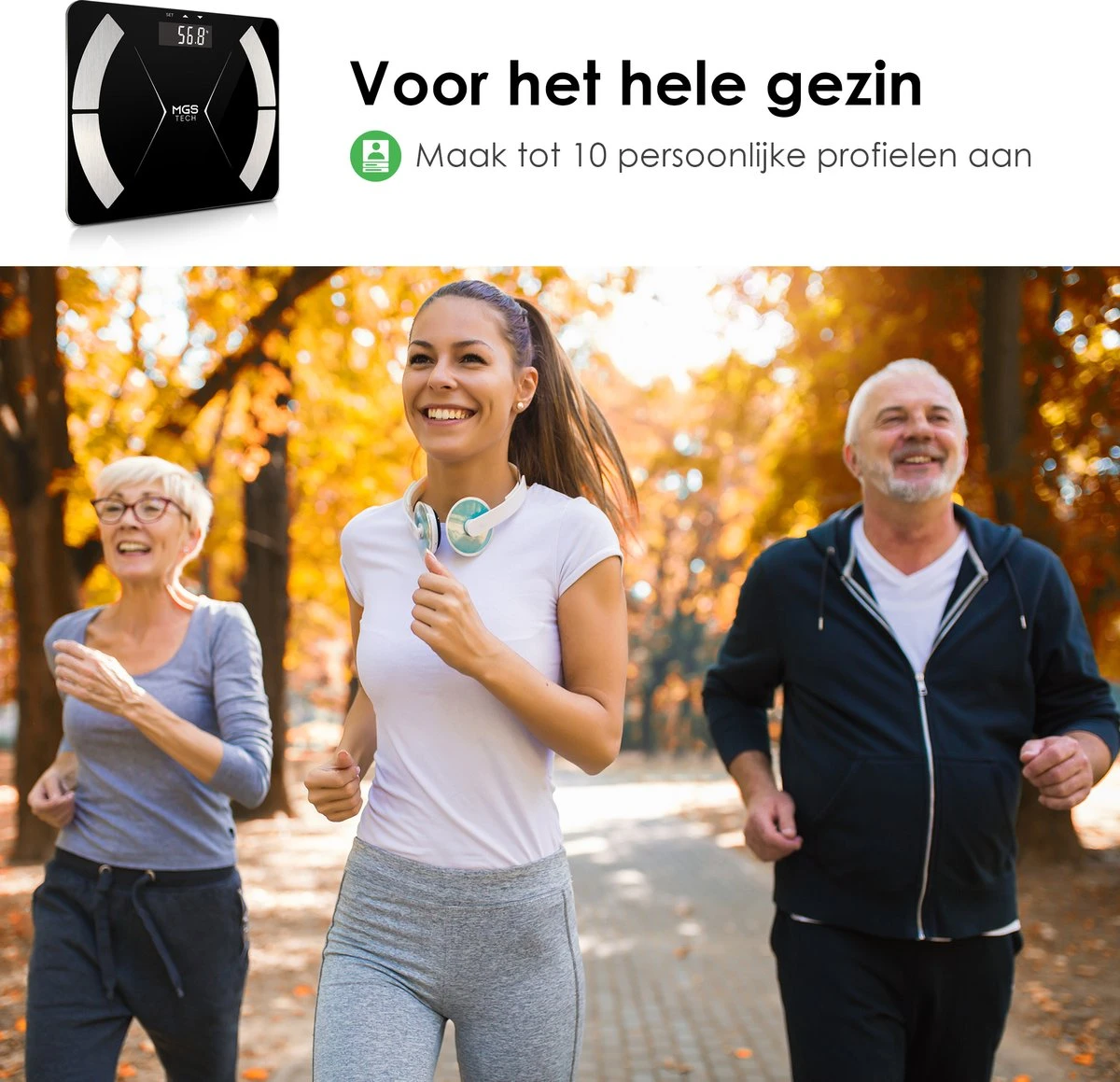 Slimme Personenweegschaal Met Volledig Lichaamsanalyse En Vetpercentage - Digitale Weegschaal - Beste Koop 4 Slimme Personenweegschaal Met Volledig Lichaamsanalyse En Vetpercentage - Digitale Weegschaal - Beste Koop - Afbeelding 2