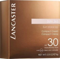 Lancaster Sun 365 Compact Bronzing Creme SPF 30 - 03 Golden Glow - 10 G 25 Lancaster Sun 365 Compact Bronzing Creme SPF 30 - 03 Golden Glow - 10 G -Cosmetica Serie Winkel 1200x1170 6