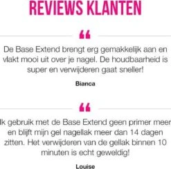 Pink Gellac - Base Extend - Base Coat Gellak - Snel Afweekbaar - 15 Ml -Cosmetica Serie Winkel 1200x1190