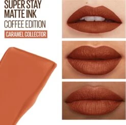 Maybelline SuperStay Matte Ink Lipstick Coffee Collection Limited Edition - 265 Caramel Collector - Nude Lippenstift - 5 Ml -Cosmetica Serie Winkel 1200x1192 1