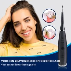 DynaBright Elektrische Tandsteen Verwijderaar - 5 Standen - 5 Delig - Incl. Professionele Tandarts Set - Tandplak - Zwart - Tong Schraper - USB - Tand Verzorging -Cosmetica Serie Winkel 1200x1196 4