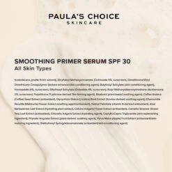 Paula's Choice Smoothing Primer Serum SPF 30 - Perfecte Make-up Basis - Alle Huidtypen - 30 Ml -Cosmetica Serie Winkel 1200x1200 119
