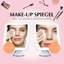 Melodii ML10X - Make Up Spiegel Met LED Verlichting - Scheerspiegel - 10x Vergroting - Met Tru-Daylight Verlichting - Voor Hem En Voor Haar -Cosmetica Serie Winkel 1200x1200 14