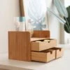 Merkloos Decopatent® Luxe Make-up Organizer Met 3 Lades - Cosmetica Organizer Make Up Met Schuiflade Bamboe Hout - Cosmeticahouder - Toren 2 Merkloos Decopatent® Luxe Make-up Organizer Met 3 Lades - Cosmetica Organizer Make Up Met Schuiflade Bamboe Hout - Cosmeticahouder - Toren -Cosmetica Serie Winkel 1200x1200 165