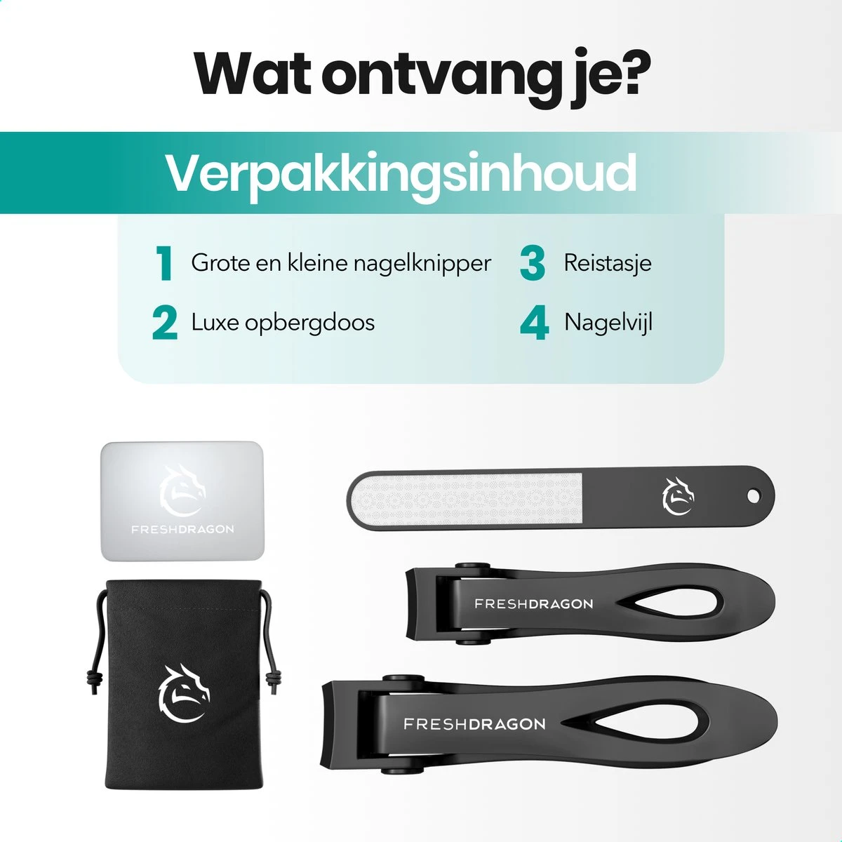 FreshDragon Nagelknipper Set Met Nagelvijl - Nagelset Tegen Kalknagels - Nageltang - Teennagelknipper 8 FreshDragon Nagelknipper Set Met Nagelvijl - Nagelset Tegen Kalknagels - Nageltang - Teennagelknipper - Afbeelding 6
