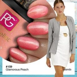Pink Gellac - Glamorous Peach - Gellak - Vegan - Oranje - Glanzend - 15ml -Cosmetica Serie Winkel 1200x1200 238