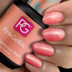 Pink Gellac - Glamorous Peach - Gellak - Vegan - Oranje - Glanzend - 15ml -Cosmetica Serie Winkel 1200x1200 243