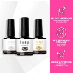 Luneya Gellak - Starterspakket - Primer - Base Coat - Top Coat - LED Lamp Gel Nagellak -Cosmetica Serie Winkel 1200x1200 245