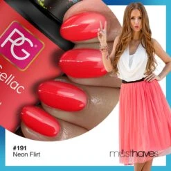 Pink Gellac - Neon Flirt - Gellak - Vegan - Roze - Glanzend - 15ml -Cosmetica Serie Winkel 1200x1200 290