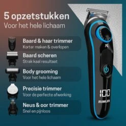 5 In 1 Baardtrimmer Voor Mannen - Trimmer Voor Baard En Lichaam - Neus En Oor -Bodygroomer - 0.5-10MM -Cosmetica Serie Winkel 1200x1200 492