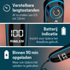 5 In 1 Baardtrimmer Voor Mannen - Trimmer Voor Baard En Lichaam - Neus En Oor -Bodygroomer - 0.5-10MM -Cosmetica Serie Winkel 1200x1200 498