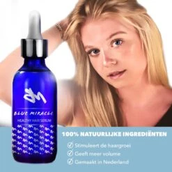 Blue Miracle Haarserum – Serum – Haargroei Serum – Haaruitval - 100% Vegan – 100 ML -Cosmetica Serie Winkel 1200x1200 501
