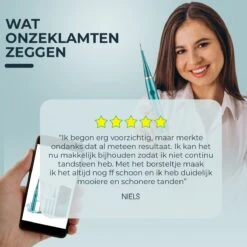 Merkloos Tandsteen Verwijderaar Elektrisch Dentect – Tandenborstel Opzetstukken - Tandarts Spiegel - 5 Standen - Groen -Cosmetica Serie Winkel 1200x1200 506