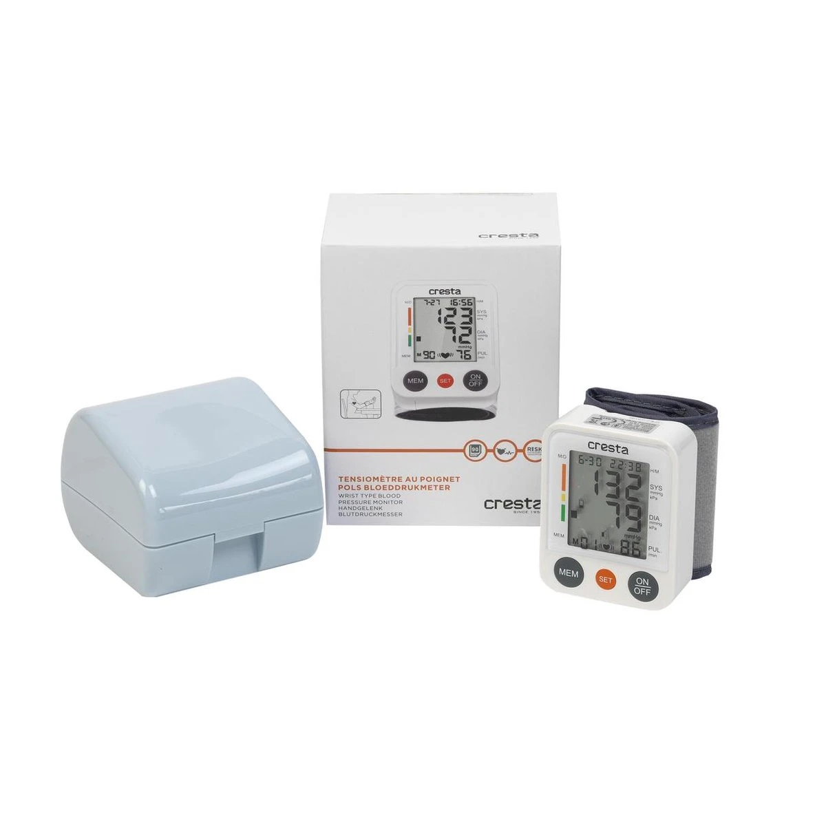 Cresta Care BPM220 Digitale Pols Bloeddrukmeter Met Who Indicatie En Weergave Van De Hartslag 10 Cresta Care BPM220 Digitale Pols Bloeddrukmeter Met Who Indicatie En Weergave Van De Hartslag - Afbeelding 8