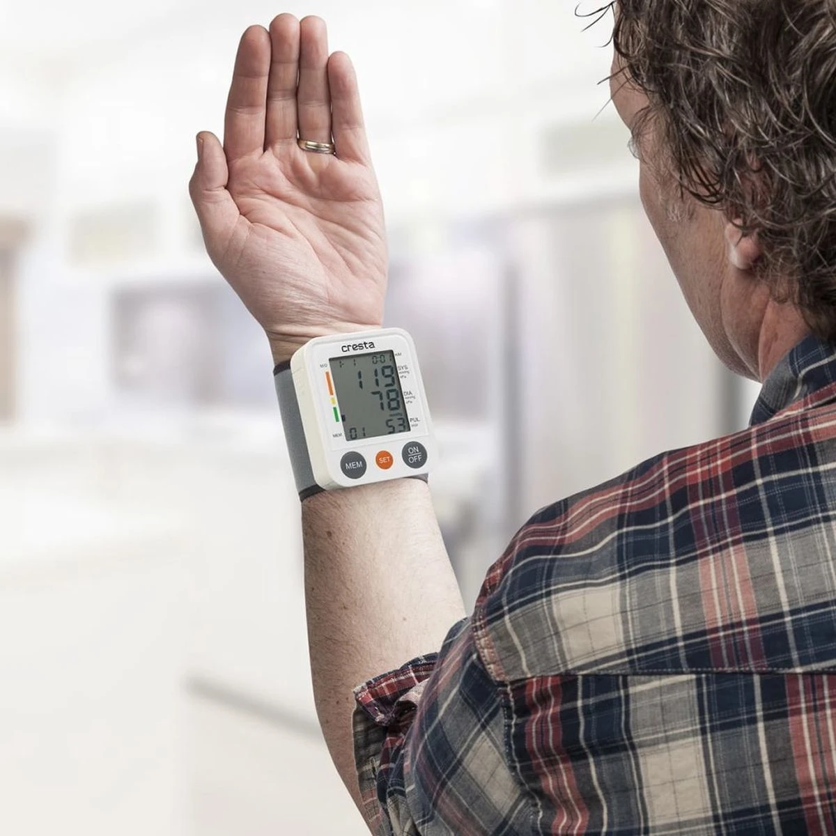 Cresta Care BPM220 Digitale Pols Bloeddrukmeter Met Who Indicatie En Weergave Van De Hartslag 11 Cresta Care BPM220 Digitale Pols Bloeddrukmeter Met Who Indicatie En Weergave Van De Hartslag - Afbeelding 9