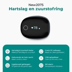 New2075 – Saturatiemeter – Zuurstofmeter Vinger – Oximeter – Hartslagmeter – Gratis App–voor Snurken En Slaap Apnea – Beter Slapen 14 New2075 – Saturatiemeter – Zuurstofmeter Vinger – Oximeter – Hartslagmeter – Gratis App–voor Snurken En Slaap Apnea – Beter Slapen -Cosmetica Serie Winkel 1200x1200 564