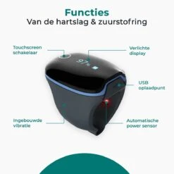 New2075 – Saturatiemeter – Zuurstofmeter Vinger – Oximeter – Hartslagmeter – Gratis App–voor Snurken En Slaap Apnea – Beter Slapen 20 New2075 – Saturatiemeter – Zuurstofmeter Vinger – Oximeter – Hartslagmeter – Gratis App–voor Snurken En Slaap Apnea – Beter Slapen -Cosmetica Serie Winkel 1200x1200 569