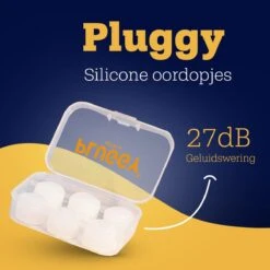 Pluggy® - Slaap Oordopjes Geluiddicht & Zwem Oordopjes - 6x Sound Plugs - Oordoppen - Earplugs - Geluidsoverlast - Slapen - Zwem Oordopjes - Slaap Oordopjes - Kneedbare - Snurken - Volwassenen - Anti Snurk - Siliconen - Sleep - Geluiddempend - Aid -Cosmetica Serie Winkel 1200x1200 584