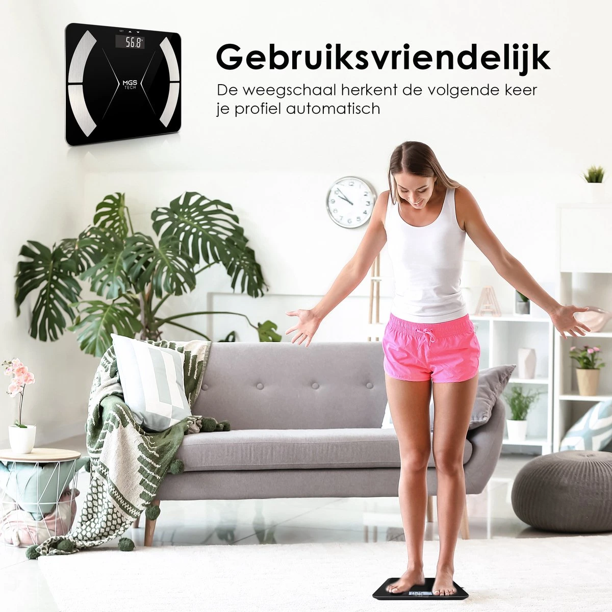 Slimme Personenweegschaal Met Volledig Lichaamsanalyse En Vetpercentage - Digitale Weegschaal - Beste Koop 6 Slimme Personenweegschaal Met Volledig Lichaamsanalyse En Vetpercentage - Digitale Weegschaal - Beste Koop - Afbeelding 4