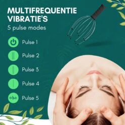 Sensage Hoofdmassage Spin | Anti Stress Massage Apparaat | Ontspanning | Elektrische Hoofdmassage | 5 Modes | USB Oplaadbaar | Zwart | Massage Spin -Cosmetica Serie Winkel 1200x1200 593