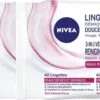 Nivea 3 In 1 Verzachtende Reinigingsdoekjes - Droge En Gevoelige Huid - Zonder Alcohol - 4 X 40 Stuks -Cosmetica Serie Winkel 1200x509