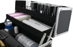 SUNONE Make Up Koffer Robuust Zwart XXL 9 SUNONE Make Up Koffer Robuust Zwart XXL -Cosmetica Serie Winkel 1200x783
