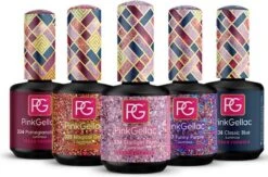Pink Gellac - Color Box Luminous - Gellak - Set Van 3 Glitter En 2 Effen Kleuren -Cosmetica Serie Winkel 1200x793