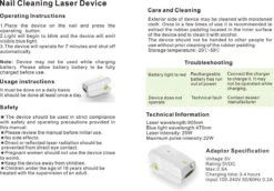 Anti Schimmelnagel Kalknagel Laserapparaat Om Zelf Te Behandelen, Veilig, Effectief, Snel En Pijnloos, Koude Laser Behandeling Voor Thuisgebruik, Voor Tenen En Vingers. Oplaadbaar. -Cosmetica Serie Winkel 1200x835