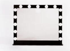 Make Up Spiegel Met Verlichting | Vivo | Hollywood Spiegel | Zwart | Touch | 3 Standen | 70x54 -Cosmetica Serie Winkel 1200x863