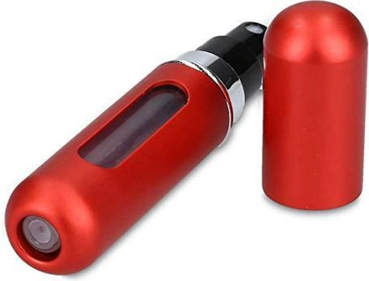 MaxedMore Navulbare Parfumverstuiver 5ml Rood/Licht Roze/ Oranje/Groen/ Blauw/ Grijs - 65 Keer Spraybare Parfum Verstuiver - Hervulbaar Tasverstuiver Voor Parfum - Meeneem Mini Geur Flesje Voor Op Reis - Lipstick Formaat Navulbaar Parfumflesje 4 MaxedMore Navulbare Parfumverstuiver 5ml Rood/Licht Roze/ Oranje/Groen/ Blauw/ Grijs - 65 Keer Spraybare Parfum Verstuiver - Hervulbaar Tasverstuiver Voor Parfum - Meeneem Mini Geur Flesje Voor Op Reis - Lipstick Formaat Navulbaar Parfumflesje - Afbeelding 2