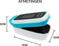 Pheartcare Saturatiemeter Zuurstofmeter Met Inspectie Certificaat En Medische Kwalificatie - Cyaan -Cosmetica Serie Winkel 1200x947