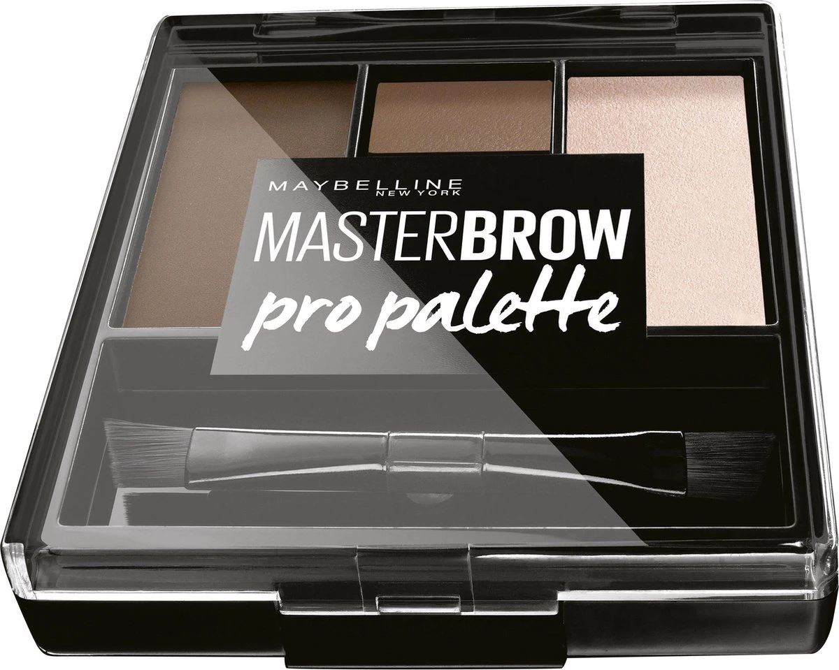Maybelline Master Brow Design Kit - 3 Soft Brown - Bruin - Wenkbrauw Set 4 Maybelline Master Brow Design Kit - 3 Soft Brown - Bruin - Wenkbrauw Set - Afbeelding 2