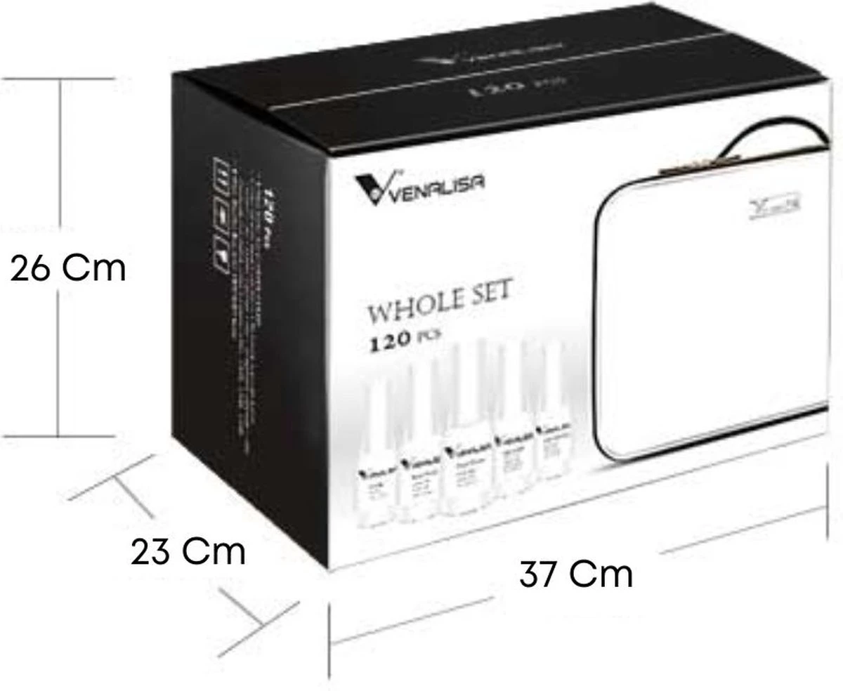 Venalisa 120 Set | 12ml Per Stuk | Professionele Set | Gellak Nagellak | Inclusief Koffer | Polygel | Polygel Kleuren | Polygel Nagels | Polygel Kit 4 Venalisa 120 Set | 12ml Per Stuk | Professionele Set | Gellak Nagellak | Inclusief Koffer | Polygel | Polygel Kleuren | Polygel Nagels | Polygel Kit - Afbeelding 2