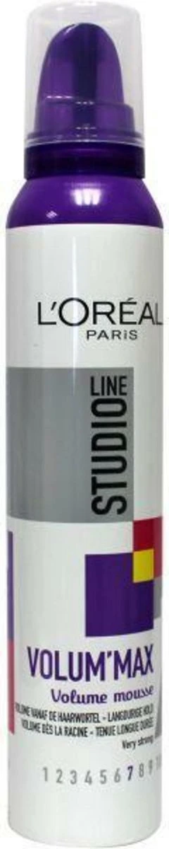 L’Oréal Paris Studio Line Volum'Max Haarmousse - 200 Ml 7 L’Oréal Paris Studio Line Volum'Max Haarmousse - 200 Ml - Afbeelding 5