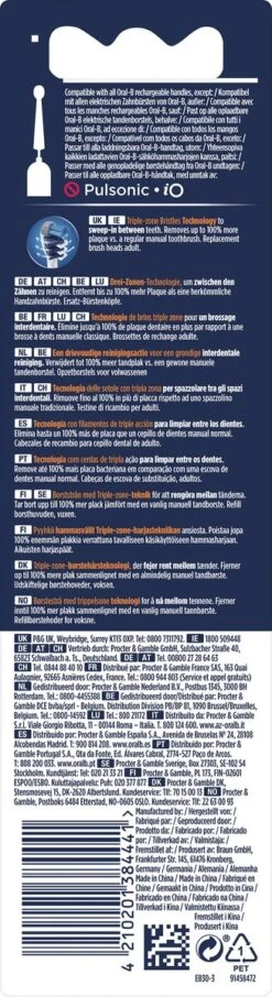 Oral B ORAL-B - Tandenborstel Trizone EB30 - Verp. 3st. - 80217891 -Cosmetica Serie Winkel 327x1200 2