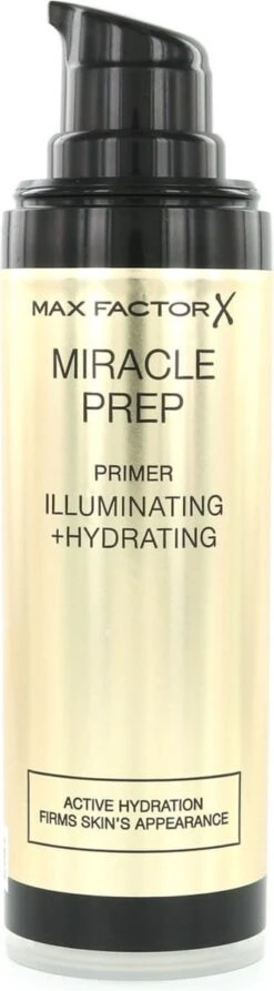 Max Factor Miracle Prep Primer Illuminating & Hydrating - 000 Transparant - 30 Ml 12 Max Factor Miracle Prep Primer Illuminating & Hydrating - 000 Transparant - 30 Ml -Cosmetica Serie Winkel 332x1200